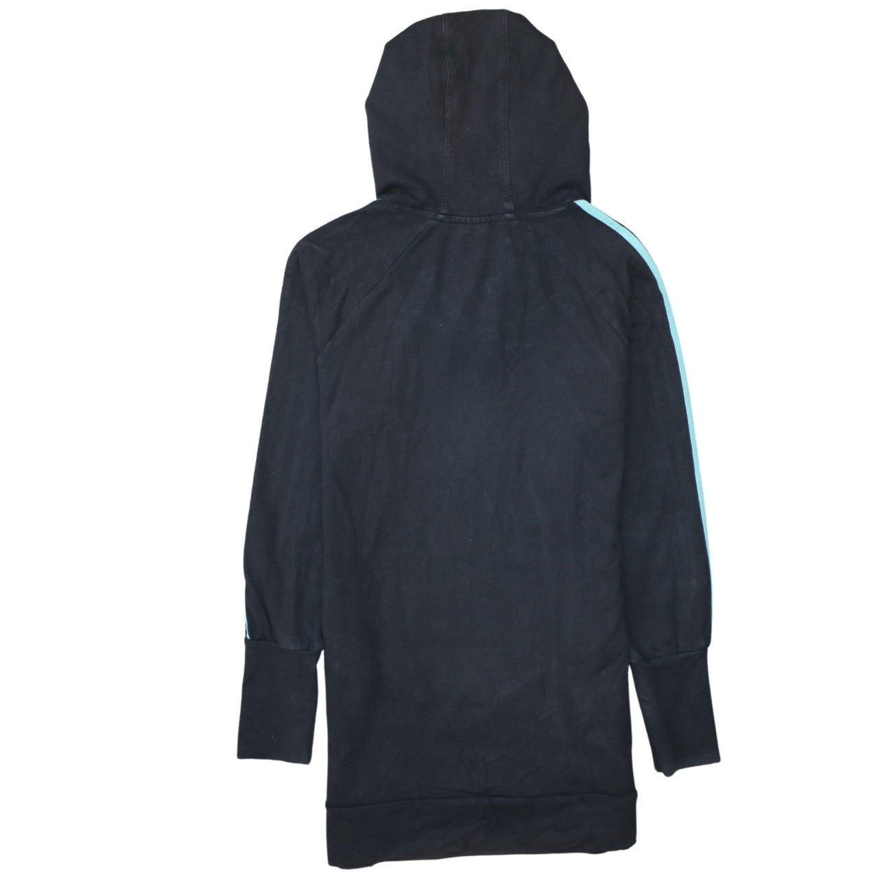 Adidas Womens Black Hoodie Size 12 Pullover Hooded Sports Sweatshirt