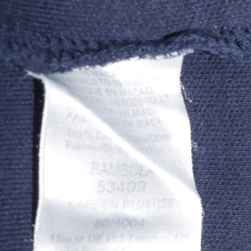 Ellesse Men's Blue XL Polo Shirt Cotton Embroidered Logo