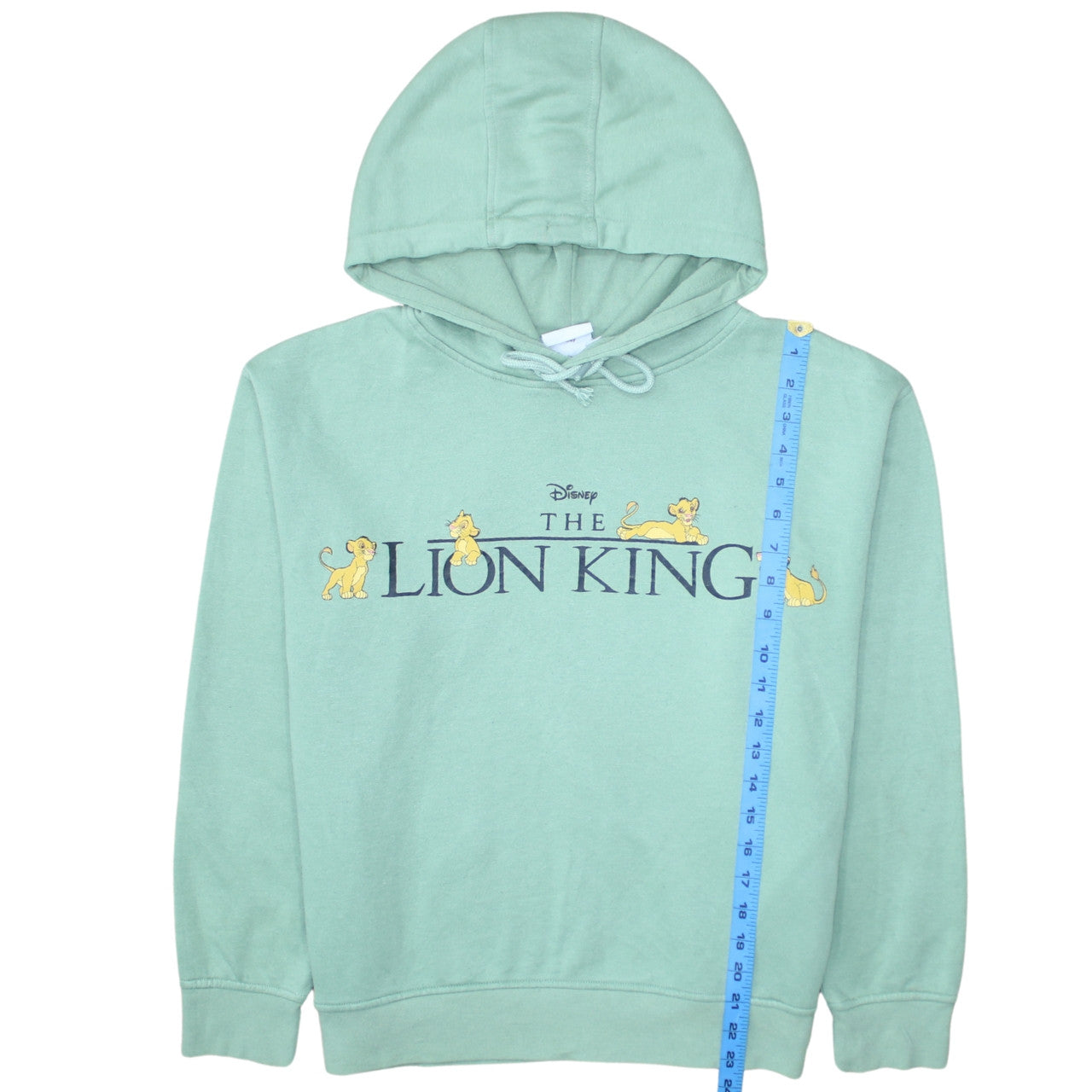 Disney Womens Green The Lion King Pullover Hoodie Size M 12/14