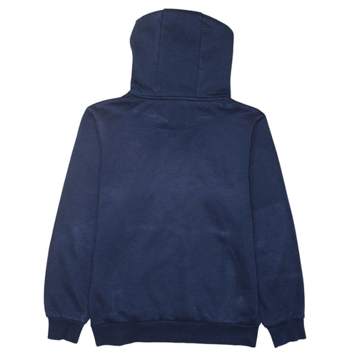 FILA Boys Navy Blue Pullover Hoodie 13-15 Years Logo Cotton Blend