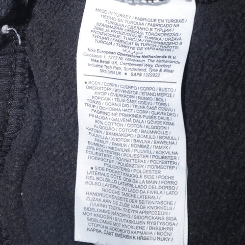 Nike Men's Black Fleece Jogger Trousers Size S