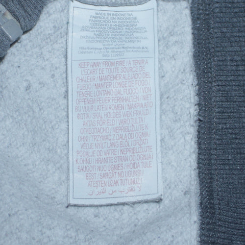 Nike Teens Grey Full Zip Hoodie Sweatshirt L 12/13 Years