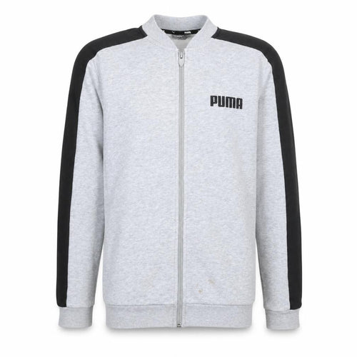 Puma Men's Grey Full Zip Sweatshirt M Sports Track Top