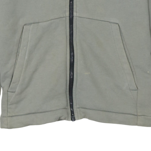 Nike Men's Grey Full Zip Hoodie Small Lightweight Jersey