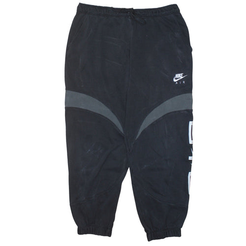 Nike Air Men's Black Jogger Sweatpants Size L Regular Fit Activewear