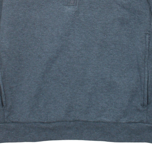 Adidas Boys Grey 13-14 Years 1/2 Zip Sweatshirt Hoodie