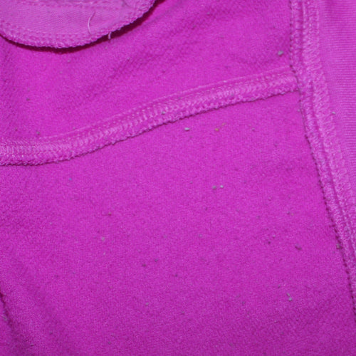 Adidas Women’s Pink Full Zip Hoodie Size 12-14 M Cotton Blend