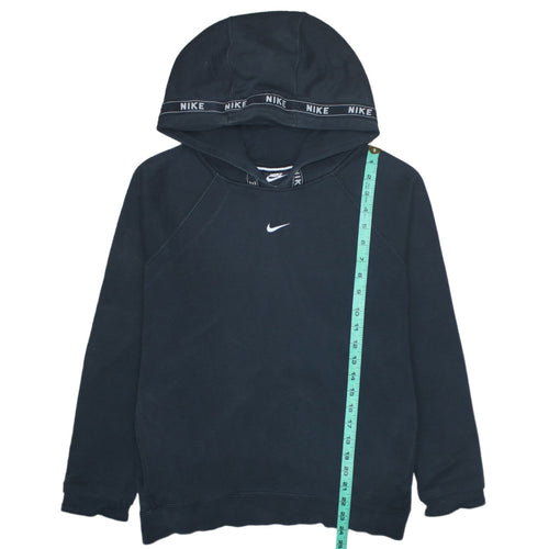 Nike Men's Black Pullover Hoodie M Logo Sportswear Fleece