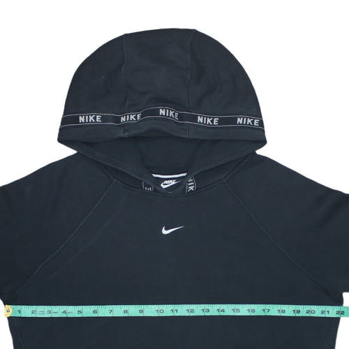 Nike Men's Black Pullover Hoodie M Logo Sportswear Fleece