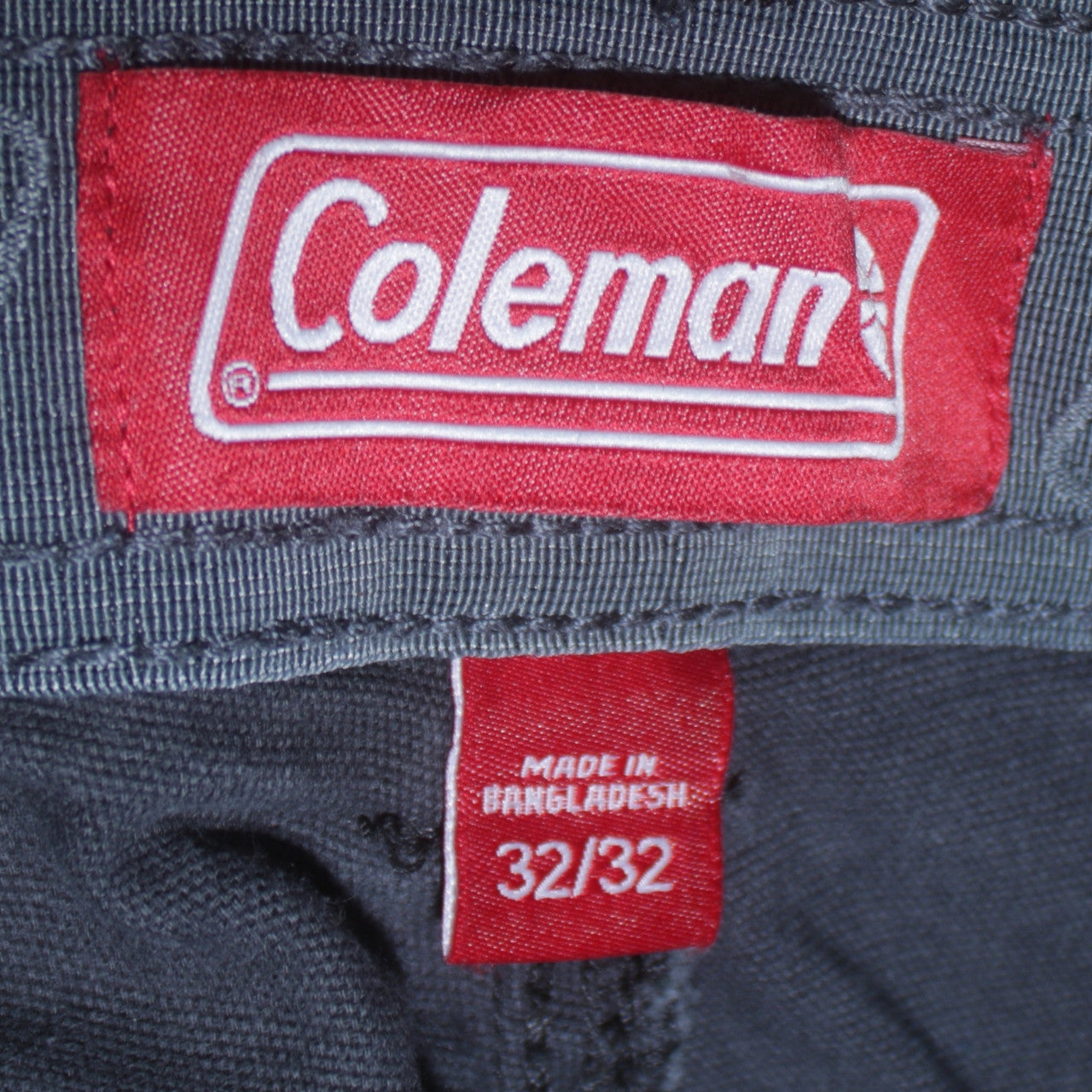 Coleman Men's Grey 32x32 Straight Leg Canvas Jeans
