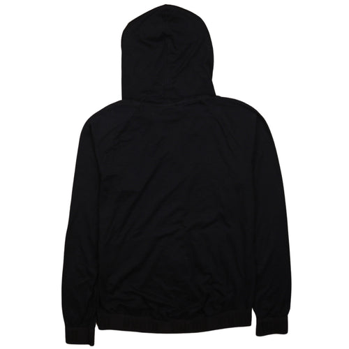 Puma Women's Black Full Zip Hoodie Size 10 Hooded Sweatshirt