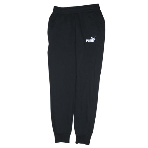 Puma Men’s Black Jogger Sweatpants Size S Elastic Waist