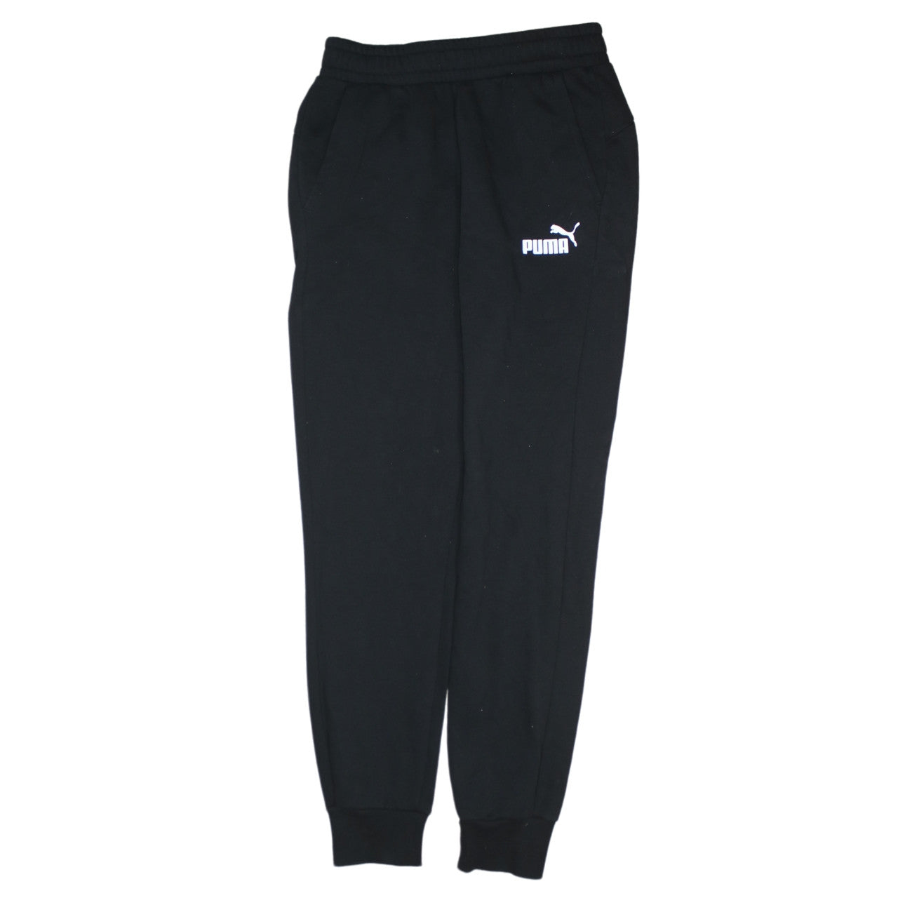 Puma Men’s Black Jogger Sweatpants Size S Elastic Waist