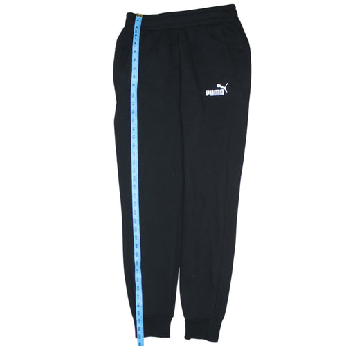 Puma Men’s Black Jogger Sweatpants Size S Elastic Waist
