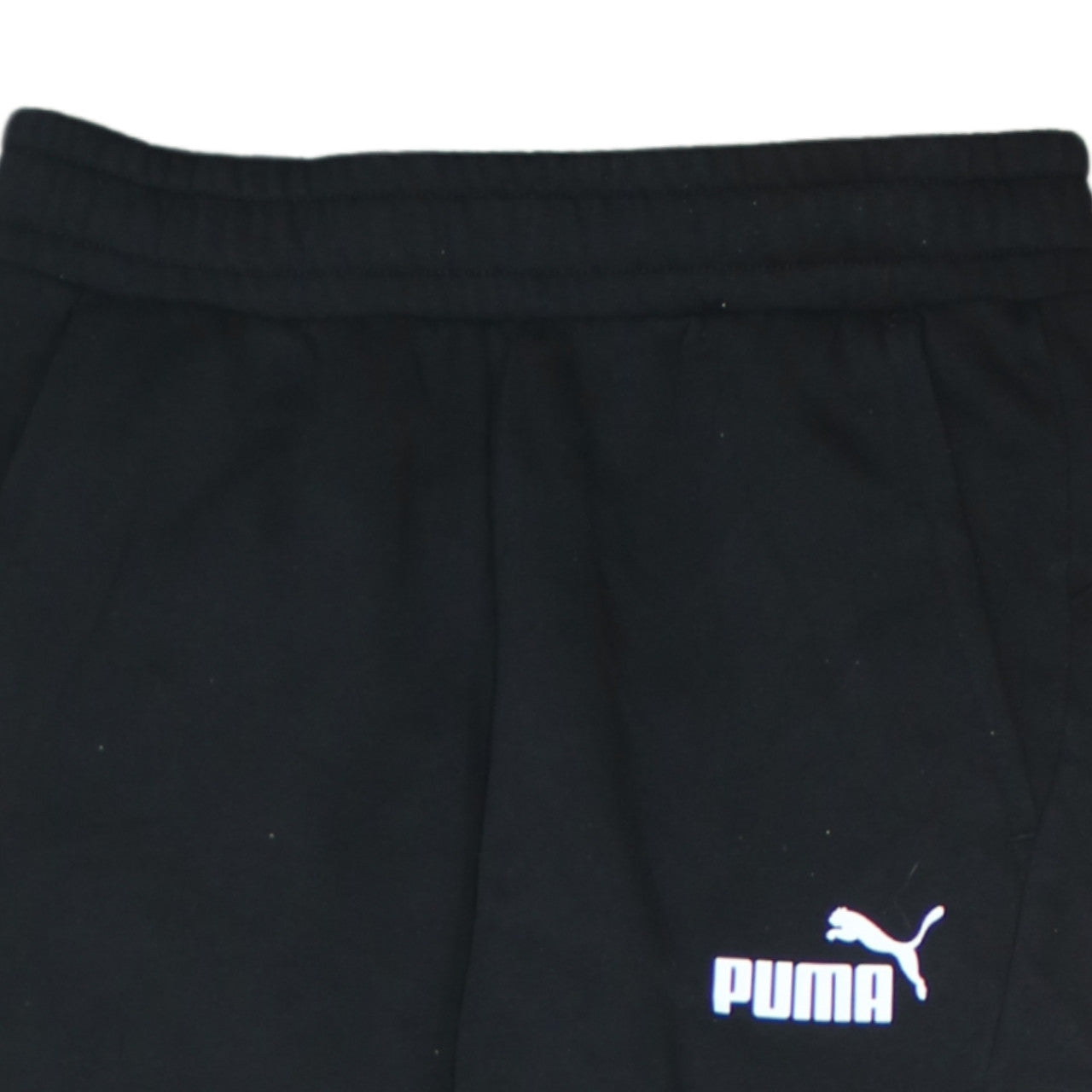 Puma Men’s Black Jogger Sweatpants Size S Elastic Waist