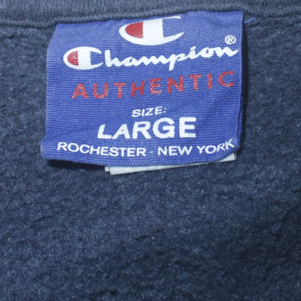 Champion Men's Blue Large Pullover Logo Sweatshirt