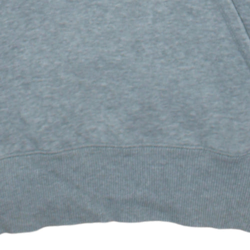 Nike Men's Grey Pullover Hoodie Small Logo Sportswear Sweatshirt