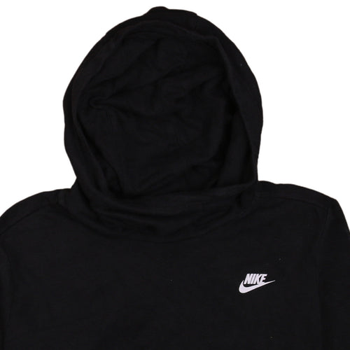 Nike Men's Black Pullover Hoodie 2XL Regular Fit Logo Fleece