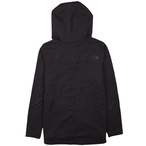 The North Face Womens Black Small Henley Hoodie Fleece Pullover