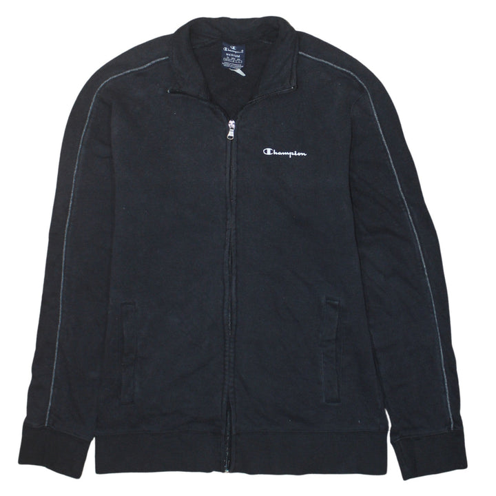 Champion Mens Black Full Zip Sweatshirt Jacket Medium Regular Fit