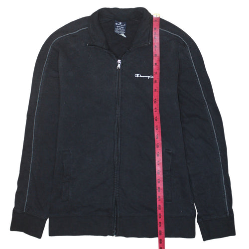 Champion Mens Black Full Zip Sweatshirt Jacket Medium Regular Fit