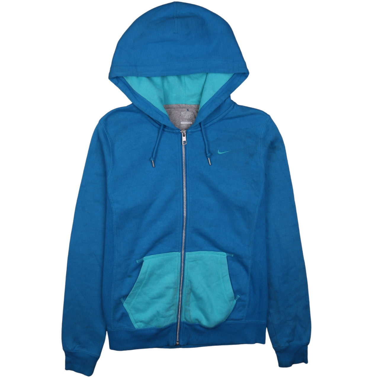 Nike Men's Blue Full Zip Hoodie M Regular Fit Sportswear
