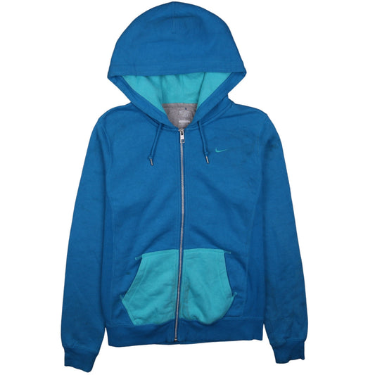 Nike Men's Blue Full Zip Hoodie M Regular Fit Sportswear