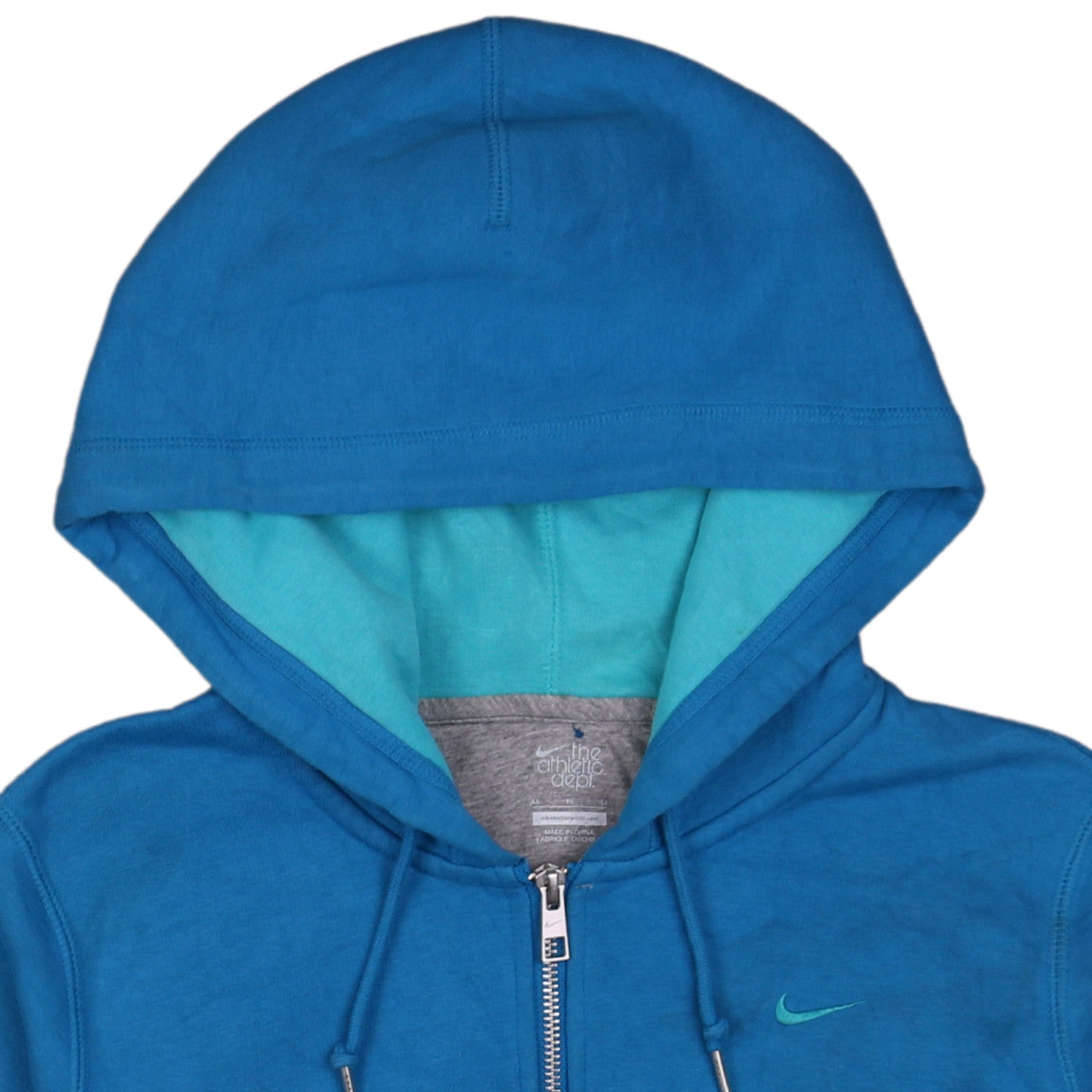 Nike Men's Blue Full Zip Hoodie M Regular Fit Sportswear