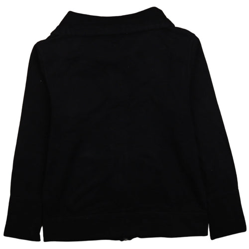 Puma Womens Black Full Zip Hoodie UK 10 with Logo Detail