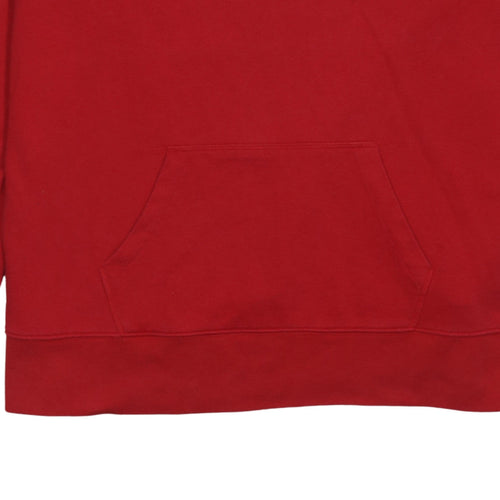 Levi's Men's Red XL Pullover Hoodie with Logo Graphic
