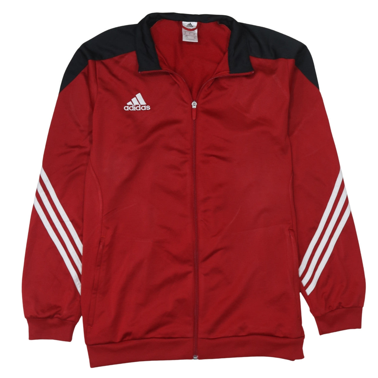 Adidas Men's Red Full Zip Sports Sweatshirt XL