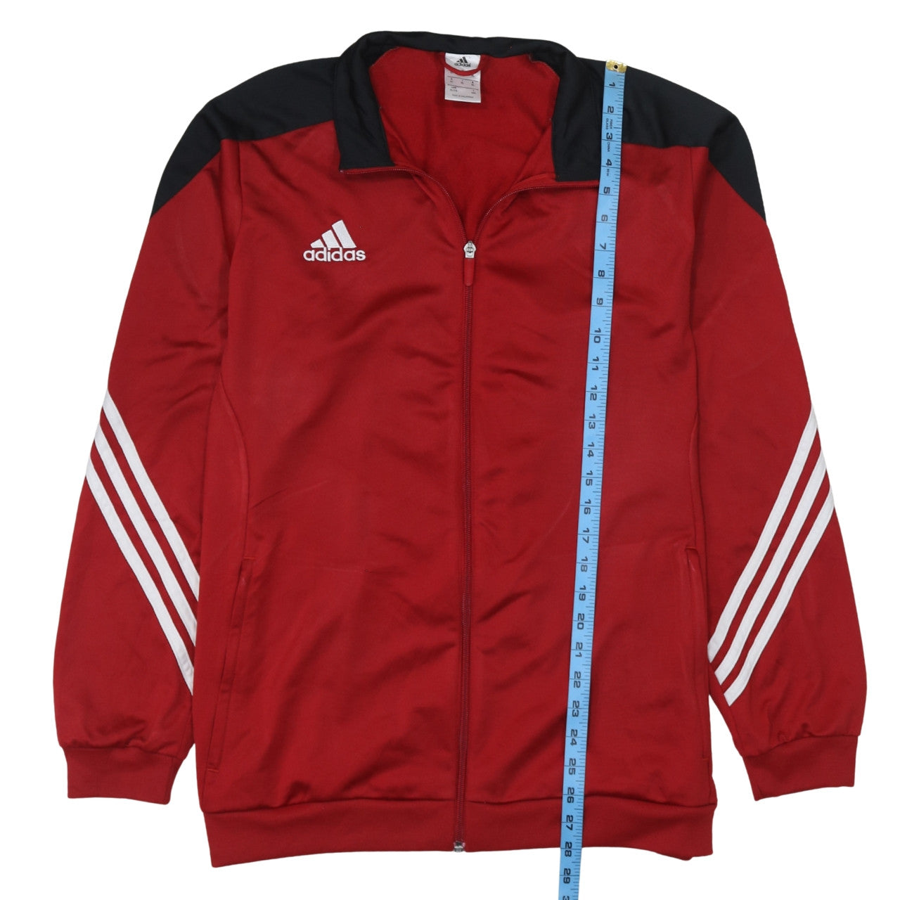 Adidas Men's Red Full Zip Sports Sweatshirt XL