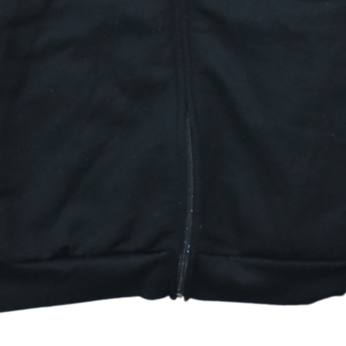 Adidas Womens Black Full Zip Hoodie L 16-18 Classic Sportswear
