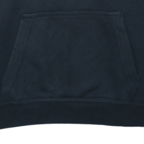Nike Boys Black Pullover Hoodie L 12-13 Years Cotton Blend