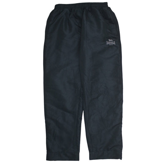 Lonsdale Men's Black Jogger Trousers Size S Elastic Waist Sportswear