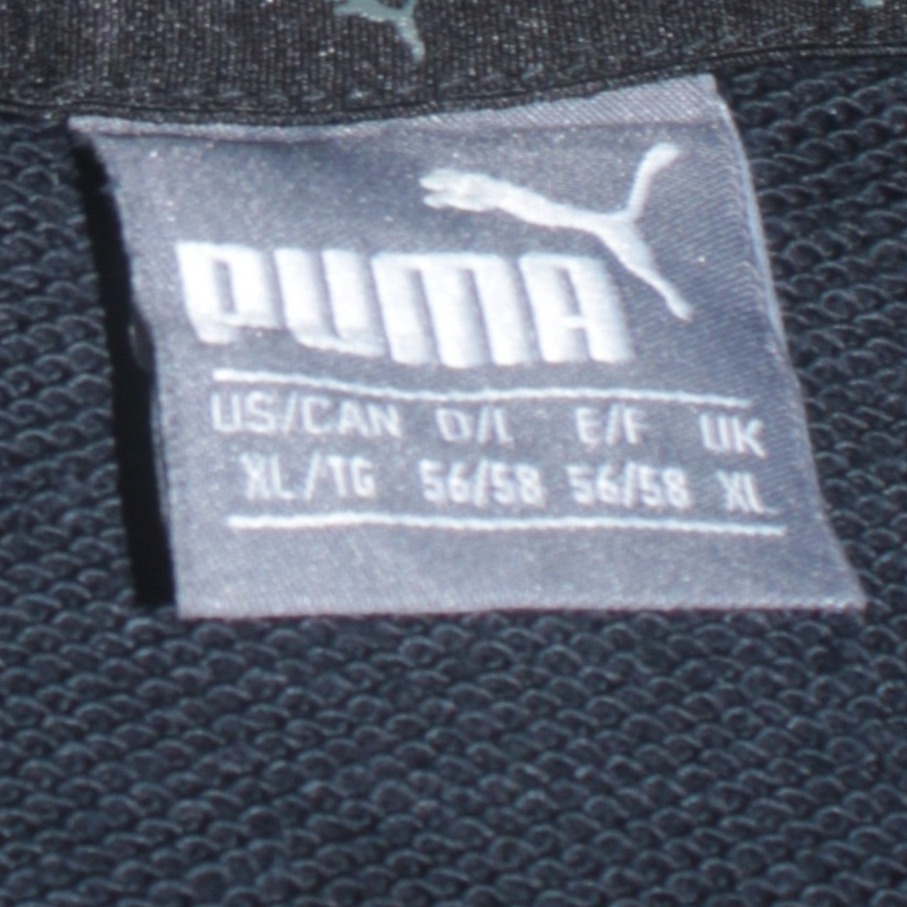 Puma Men's Black XL Pullover Hoodie with Logo Print