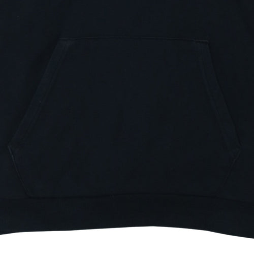 Puma Men's Black XL Pullover Hoodie with Logo Print