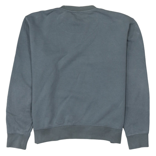 Nike Men Grey Pullover Logo Sweatshirt M Regular Fit