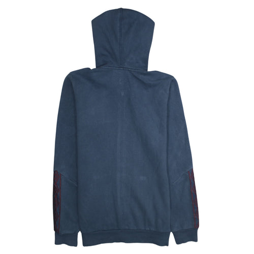 Umbro Men's Blue Full Zip Hoodie Size S Sports Fleece