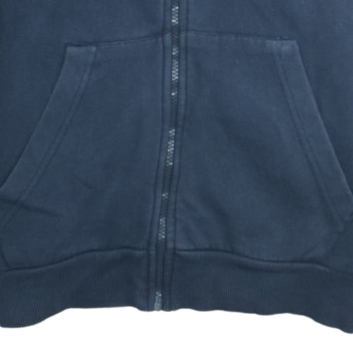 Umbro Men's Blue Full Zip Hoodie Size S Sports Fleece