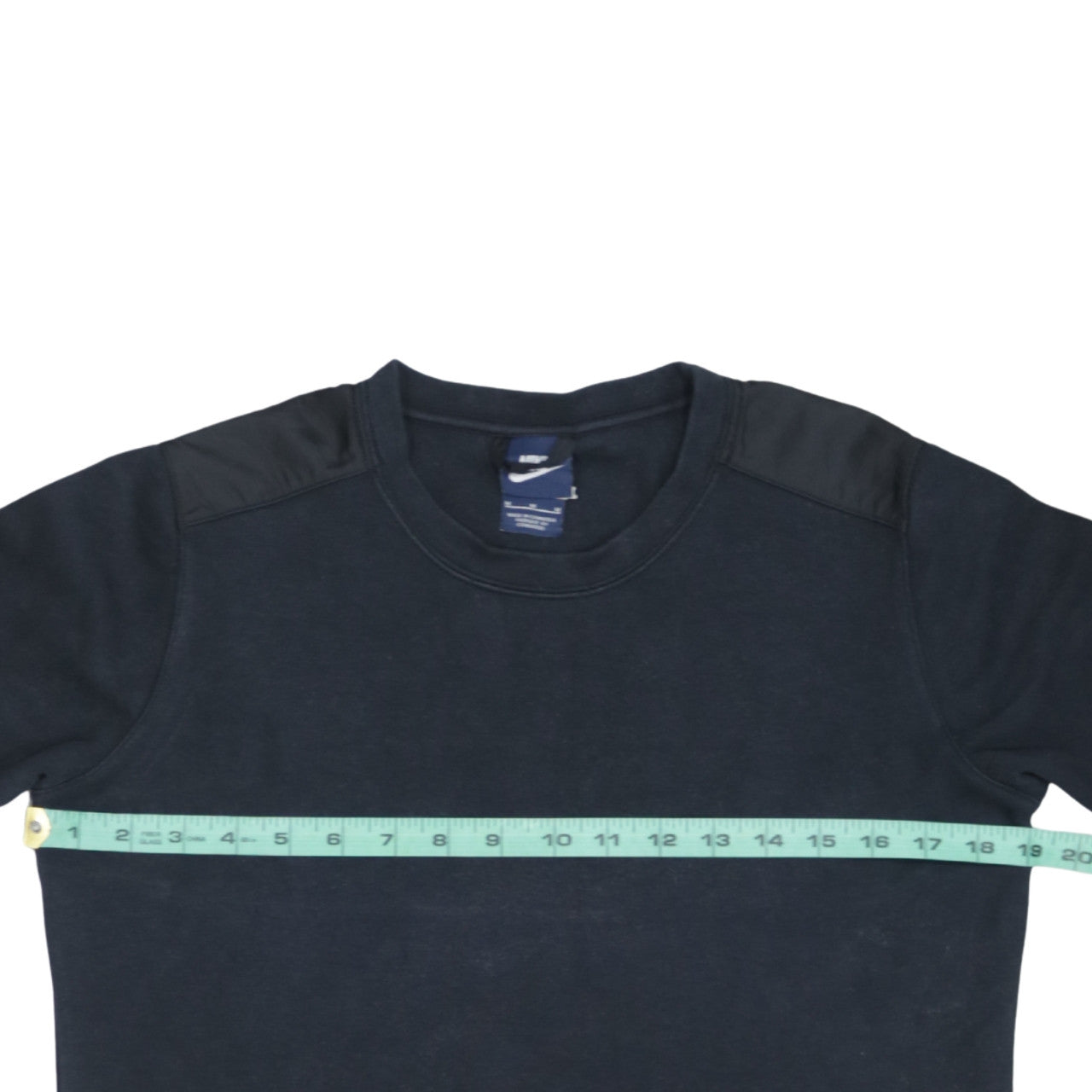 Nike Mens Black M Crew Neck Pullover Sweatshirt Cotton Blend