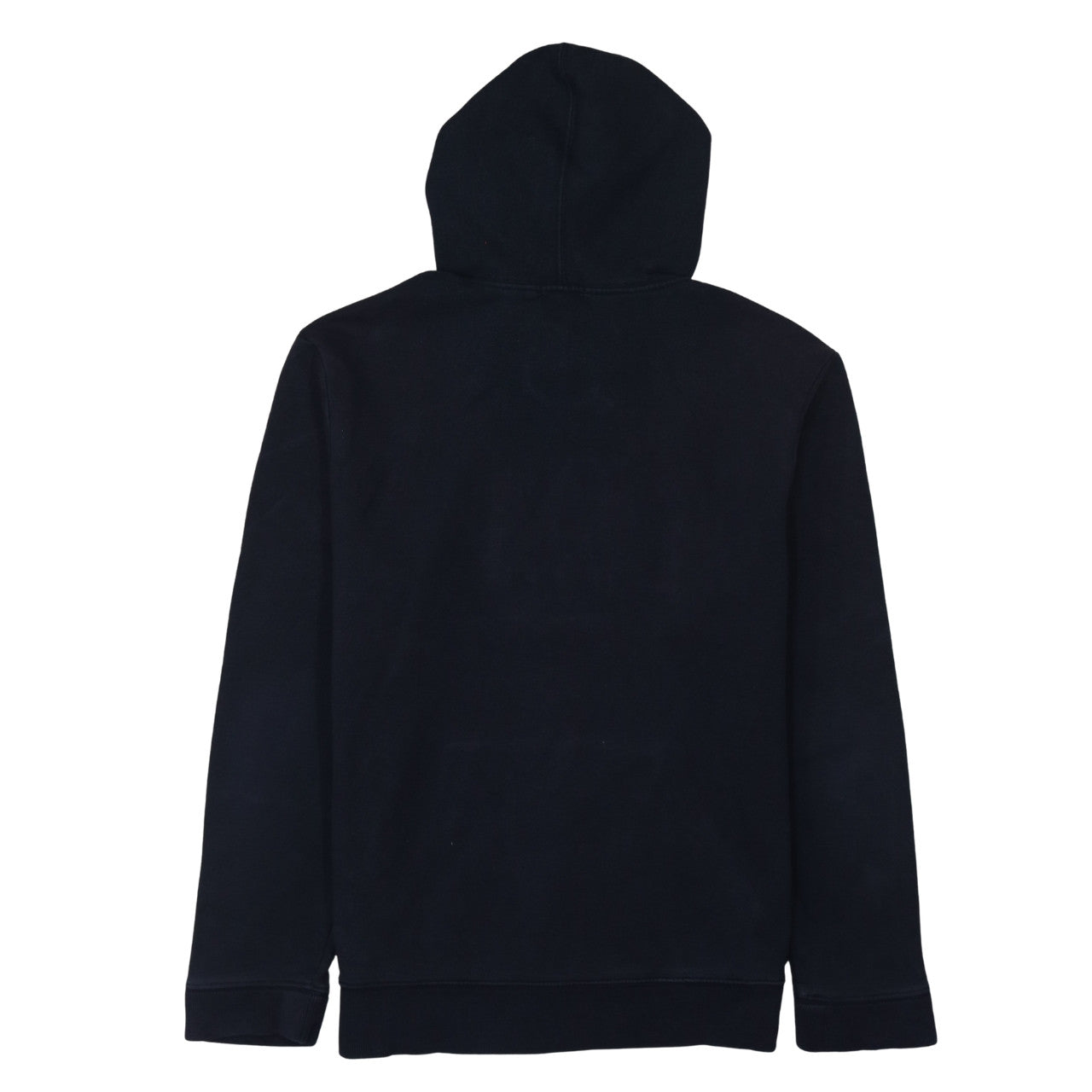 GAP Men's Black Pullover Hoodie Medium Fleece Lined Logo Sweatshirt