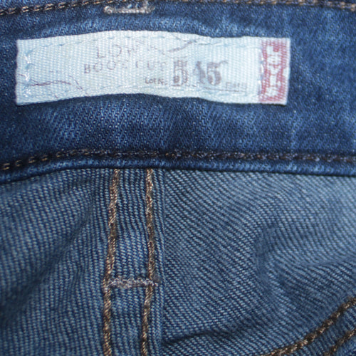 Levi's Womens Blue 515 Bootcut Jeans Size 16 Regular Fit Denim