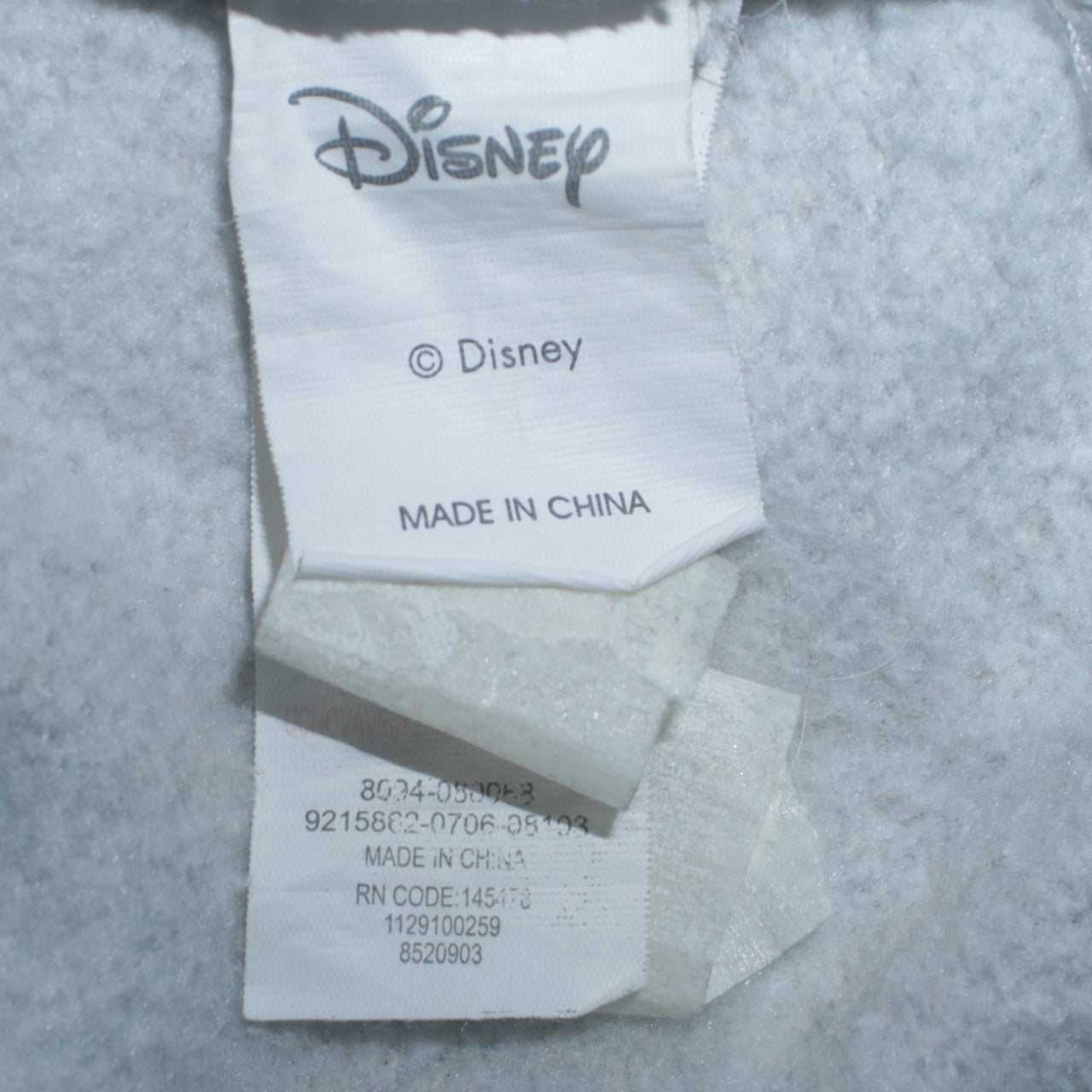 Disney Women's Grey Mickey & Minnie Embroidered Sweatshirt Size 10-12