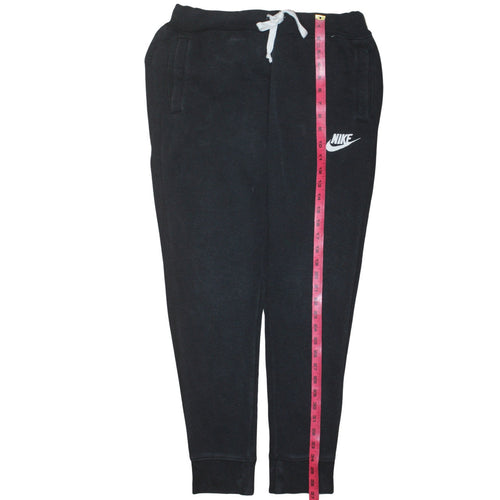 Nike Men's Black Jogger Sweatpants M Regular Fit Fleece Tapered