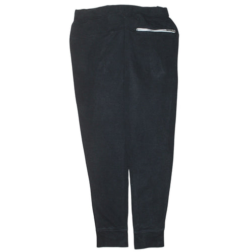 Nike Men's Black Jogger Sweatpants M Regular Fit Fleece Tapered