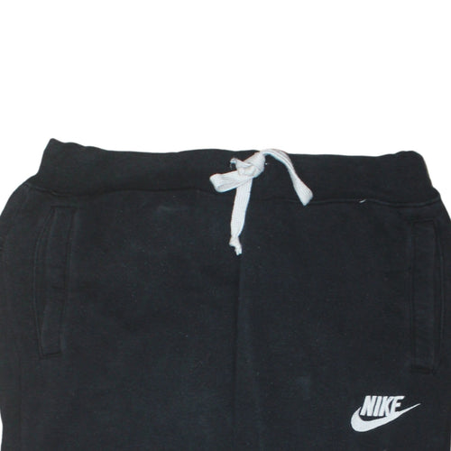 Nike Men's Black Jogger Sweatpants M Regular Fit Fleece Tapered