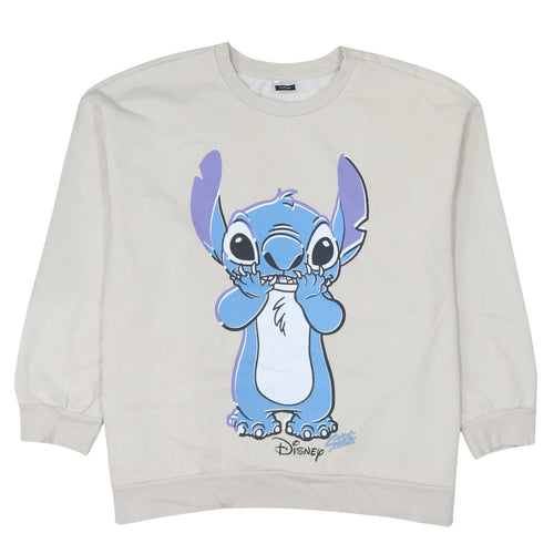 Disney Classics at George Women Beige Stitch Sweatshirt XL Pullover