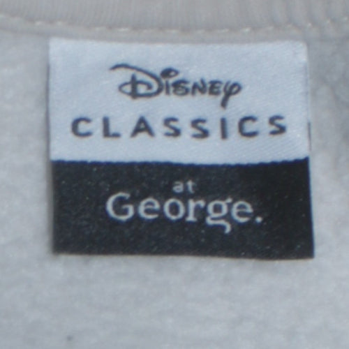 Disney Classics at George Women Beige Stitch Sweatshirt XL Pullover