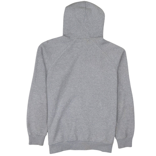 Adidas Mens Grey Pullover Hoodie L Graphic Logo Sportswear